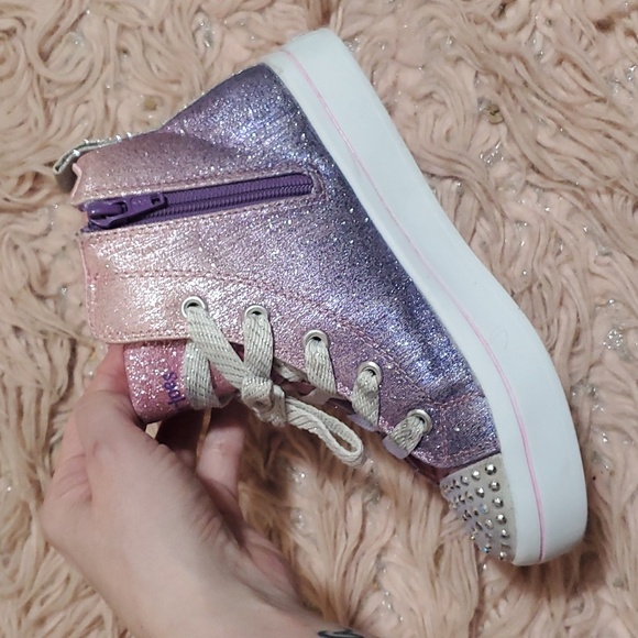Sketchers Twinkle toes Star & glitter light up shoes for girls size 1 - Picture 10 of 16